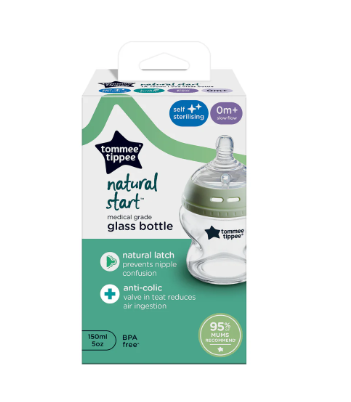 Biberón Natural Start - 5oz - Vidrio - Tommee Tippee