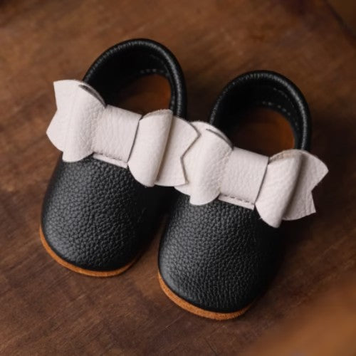 Zapatito Mocs Primeros Pasos - London Negro - Talla 4 - Kiddo & Co