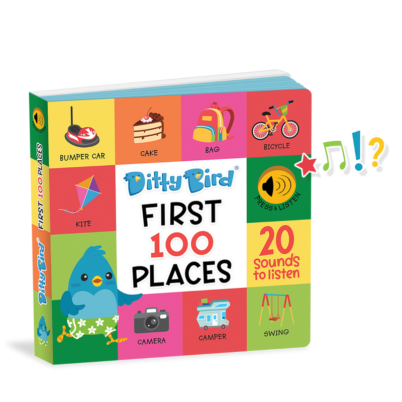 First 100 Places - En Inglés - Ditty Bird