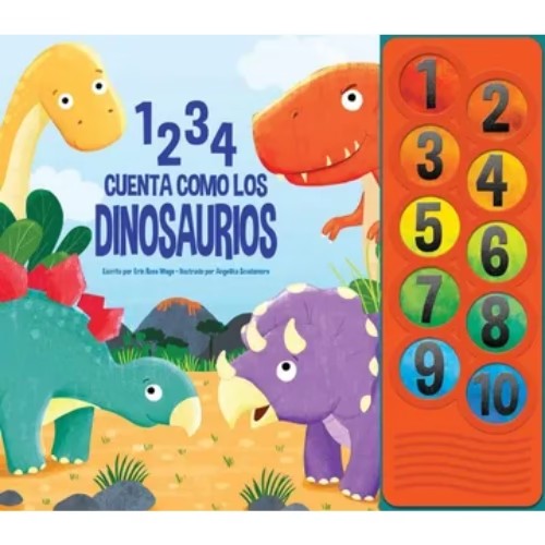 1 2 3 4 Cuenta con los Dinosaurios - Eurosur Books