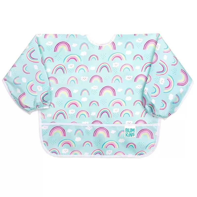 Babero Mandil Manga Larga - Arco Iris - Bumkins