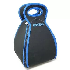 Mochila de Neoprene - Negro con Azul - Flatbox