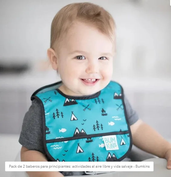Starter Bibs - 3 a 9 Meses - Montañas - Bumkins