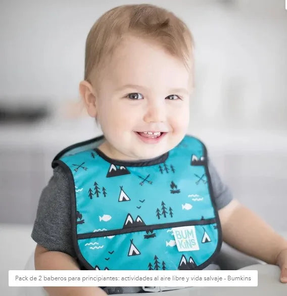 Starter Bibs - 3 a 9 Meses - Montañas - Bumkins