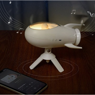Lampara Cohete Espacial con Bluetooth - Imagen Casa