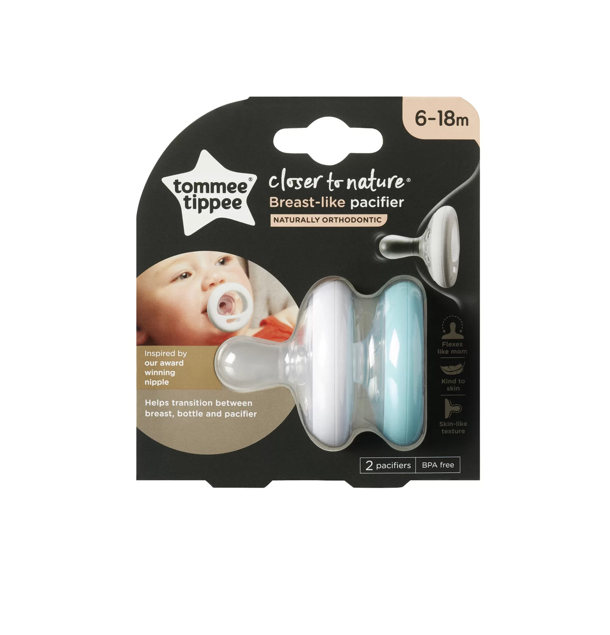 Chupón Breast 6-18 Meses - Tommee Tippee