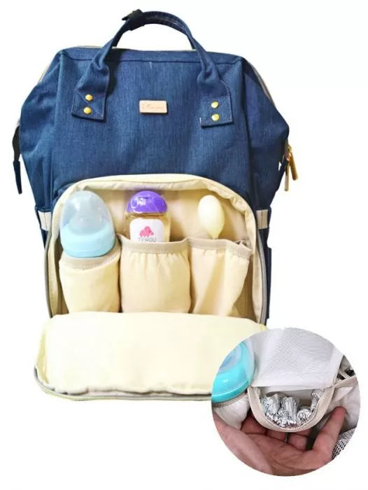 Mochila Pañalera - Azul - Aimama