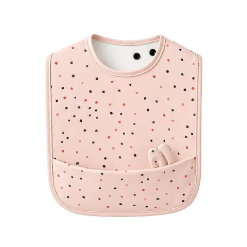 Babero Impermeable - Light Rose W/Dots - 6 Meses a 3 Años - Parentise