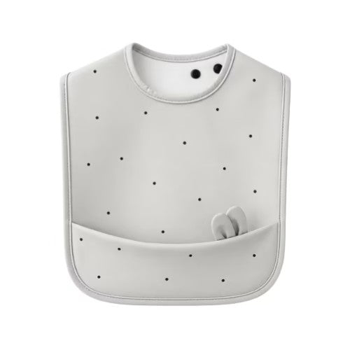 Babero Impermeable - Sky Blue With Dots - 6 Meses a 3 Años - Parentise