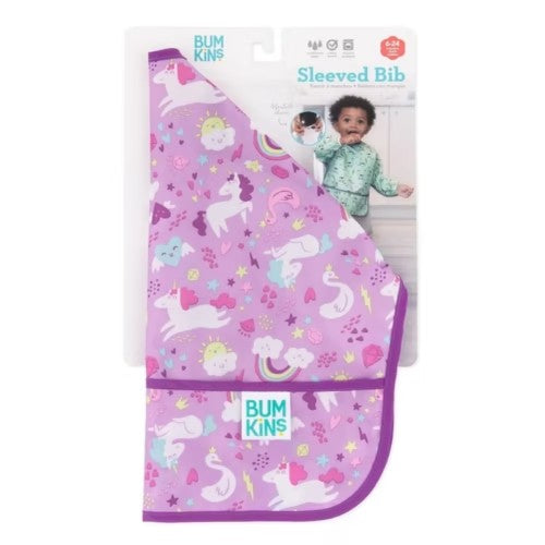 Babero Mandil Manga Larga - Unicornio - Bumkins