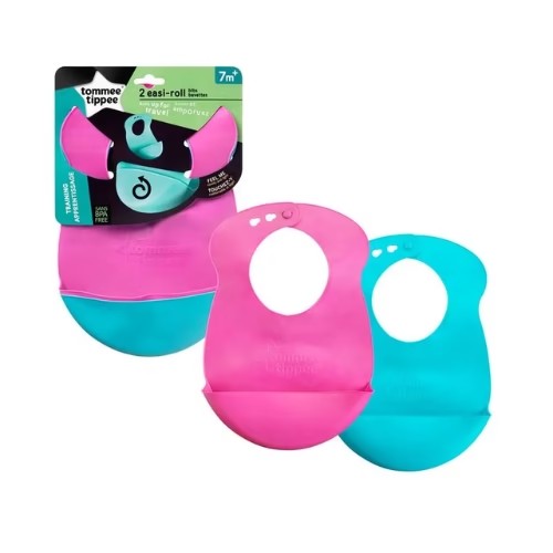 Baberos de Silicona para Niña - Tommee Tippee
