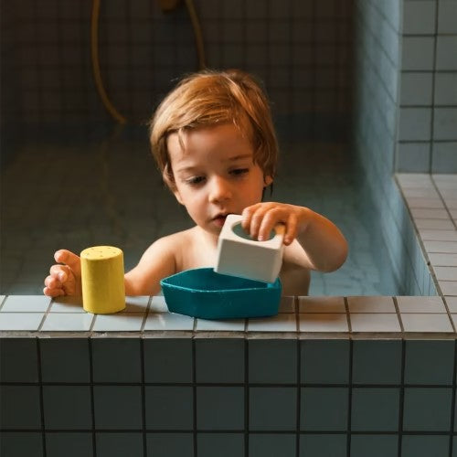 Bath Toys - Upcycled Boat Yellow - Oli and Carol