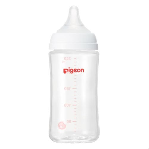 Biberón de Vidrio - Boca Ancha 8oz - Pigeon