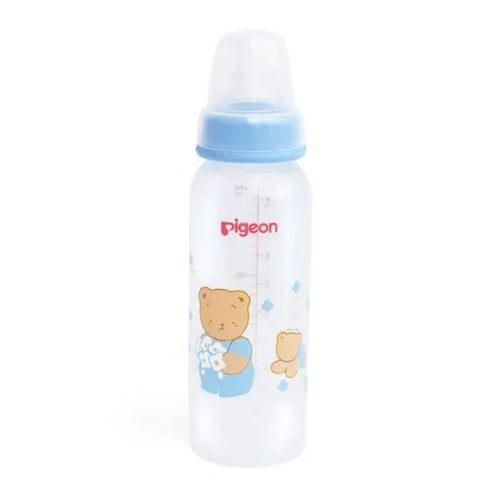 Biberón Flexible 8oz - 4 Meses+ Oso Celeste - Pigeon