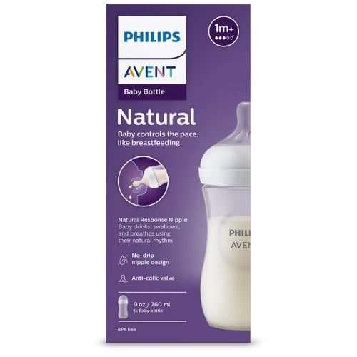 Biberón Natural Response - 260ml/9oz - Philips Avent