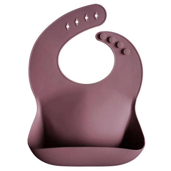 Babero de Silicona - Dusty Rose - Mushie