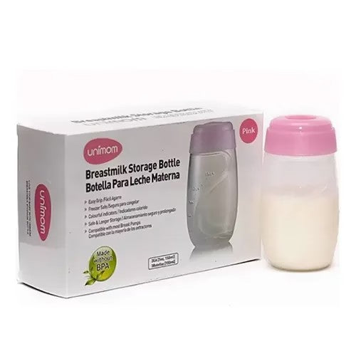 Botella de Almacenamiento de Leche Materna - 150ml - Set X3 - Unimom