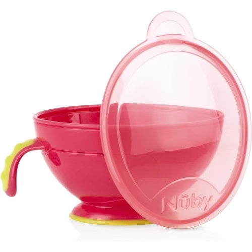 Bowl con Aplastador de Papilla - Rosado - Nuby