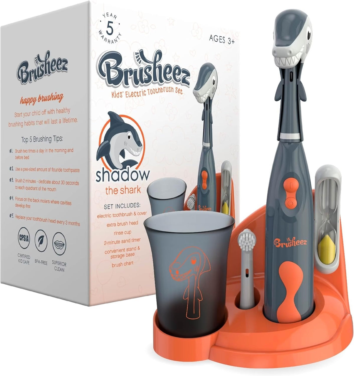 Cepillo de Dientes Electrico - Shark - Brusheez