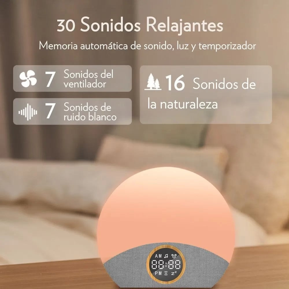 Despertador Inteligente con Luz de Amanecer - Cuenta Ovejas