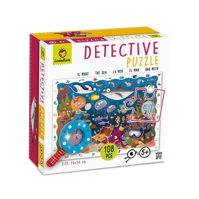 Detective Puzzle - El Mar (5 Años+) - Ludattica
