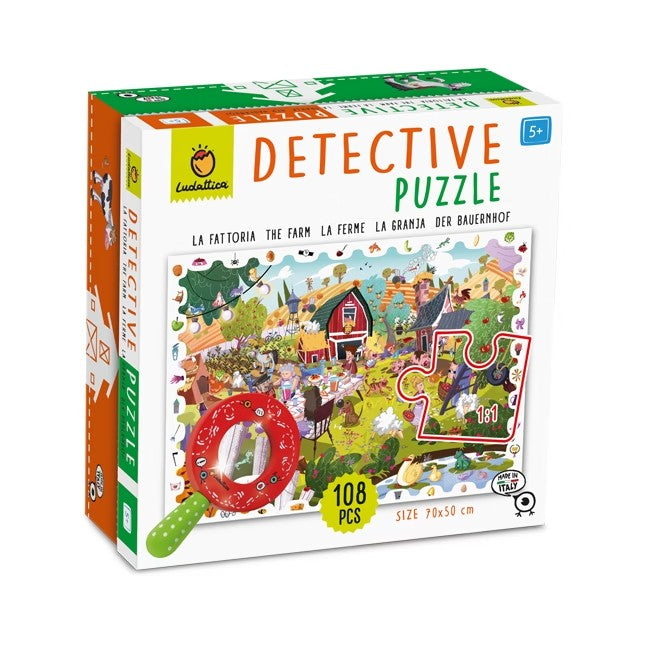 Detective Puzzle - La Granja (5 Años+) - Ludattica