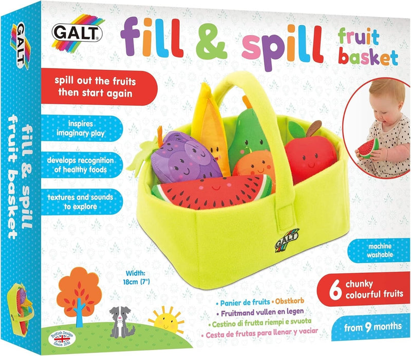 Fill and Spill - Cesta de Frutas (9 Meses+) - Galt