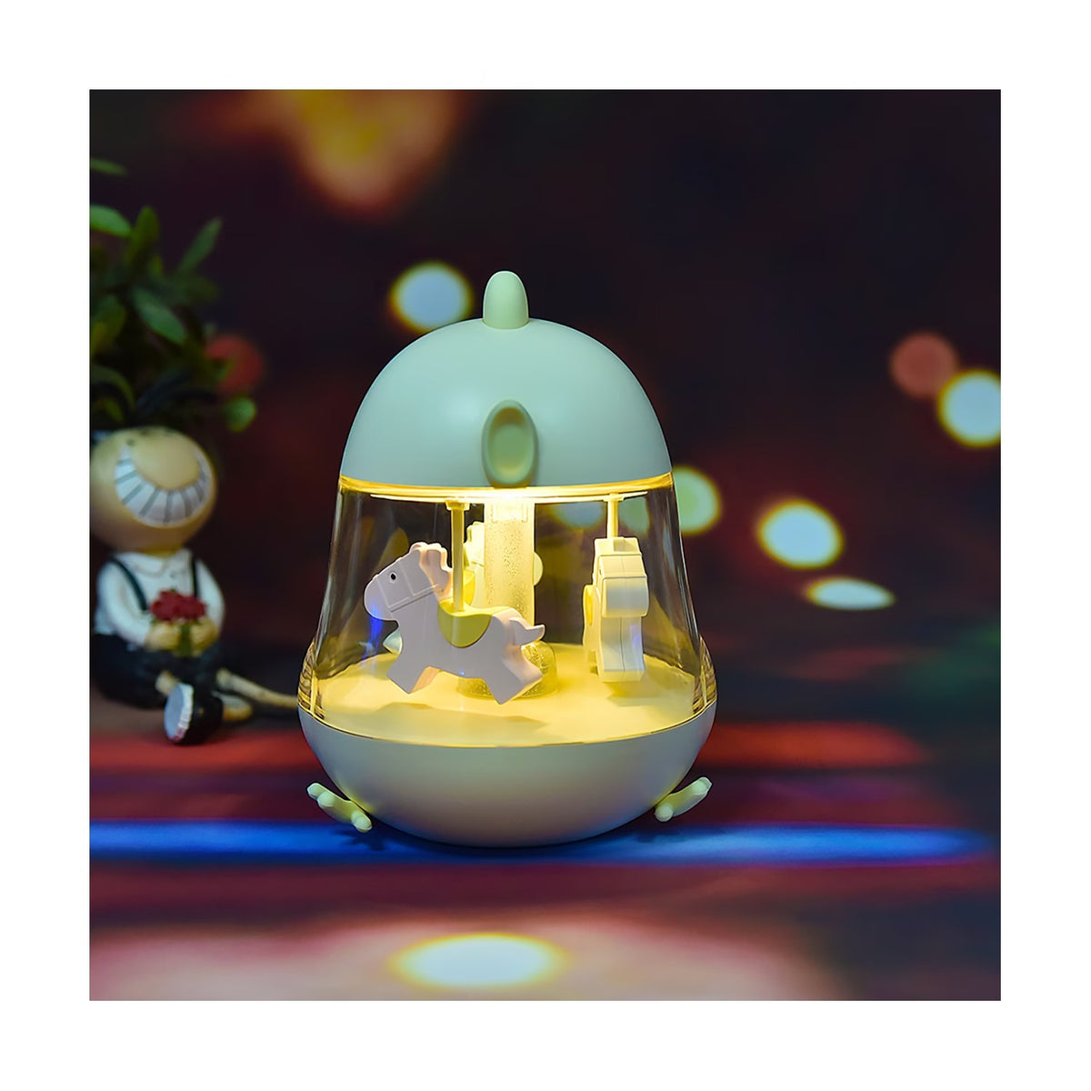 Lampara Led Musical – Carrusel Amarillo - Imagen Casa