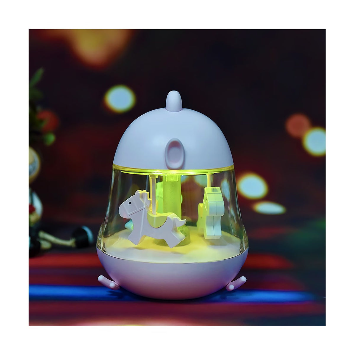 Lampara Led Musical – Carrusel Rosado - Imagen Casa