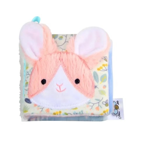 Librito de Tela Sensorial y Educativo - Bunny Pink (0meses+) - Parentise