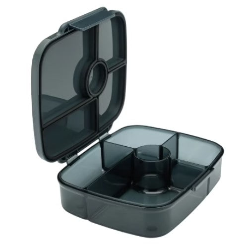 Lonchera Bento Box Go - 5 Divisiones - Charcoal Gray - Yumbox