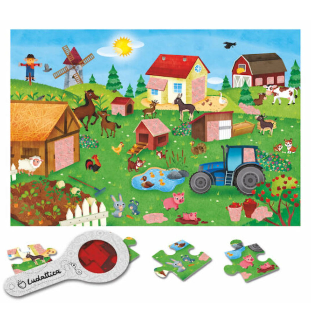 Secret Puzzle - La Granja (3 Años+) - Ludattica