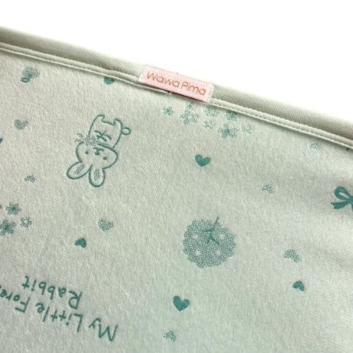 Manta de Invierno - Baby Rabbit Green - Wawa Pima