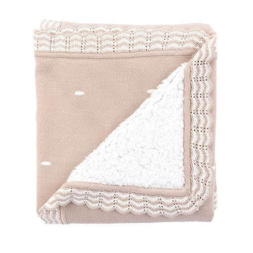 Manta Garbancito con Corderito - Beige - Baby Berry