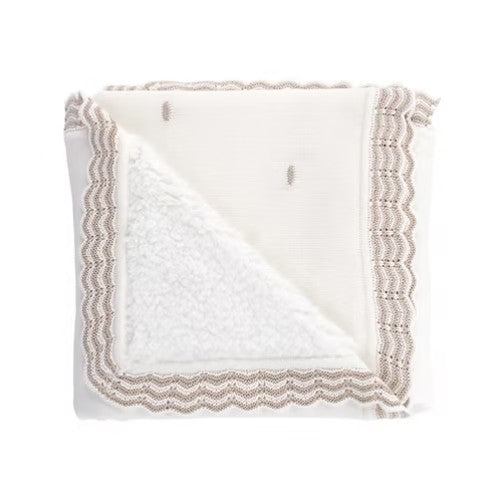 Manta Garbancito con Corderito - Perla - Baby Berry