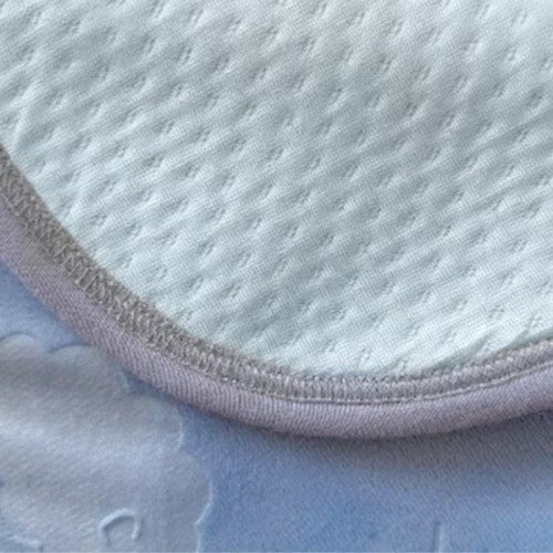 Manta Reversible Plush Bebé - Baby Jiraffe Blue - Wawa Pima