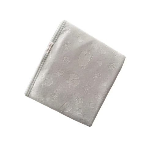 Manta Reversible Plush Bebé - Baby Jiraffe Gray - Wawa Pima