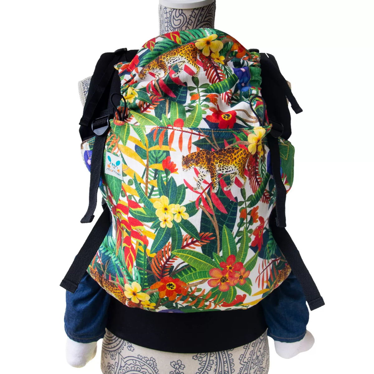 Mochila Ergonómica de Lino - Selva - Marmosa