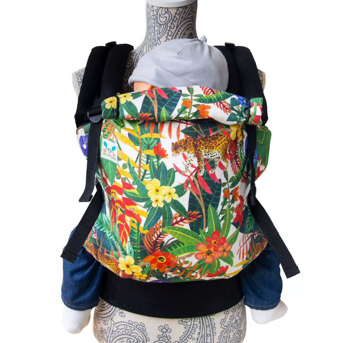 Mochila Ergonómica de Lino - Selva - Marmosa