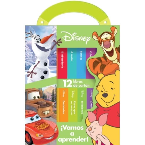 Mi Primera Biblioteca - Disney ¡Vamos a Aprender! - 12 Libros - Eurosur Books