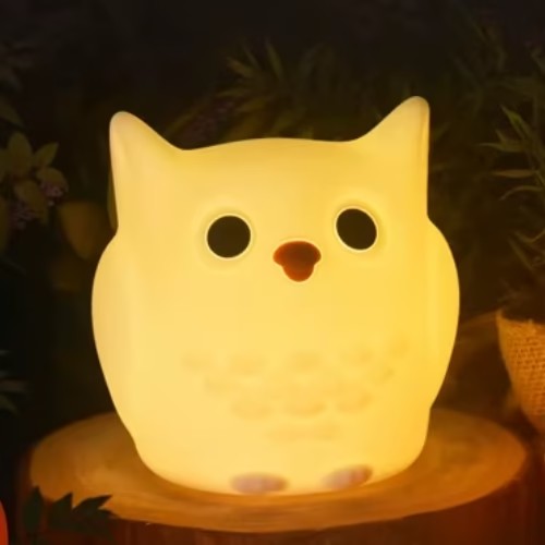 Mini Lampara de Silicona - Buho - Imagen Casa