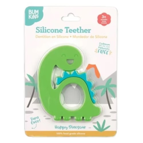 Mordedor de Silicona - Dinosaurio - Bumkins