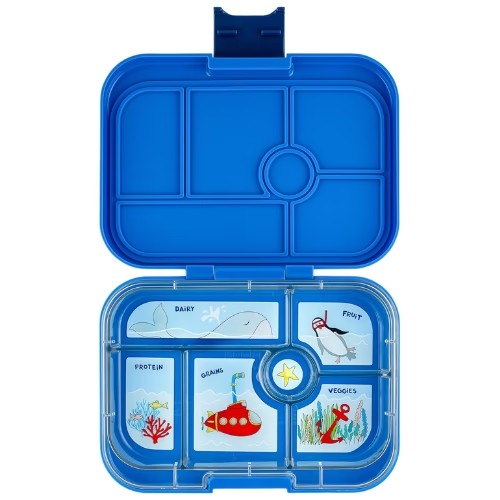Original 6 Divisiones - Polar Bear Tray - Azul - Yumbox