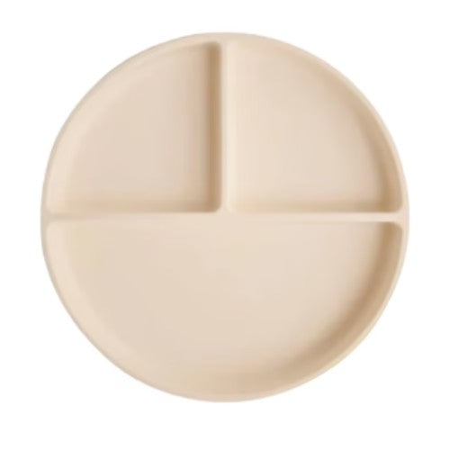 Plato de Silicona con Divisiones - Shifting Sand - Mushie