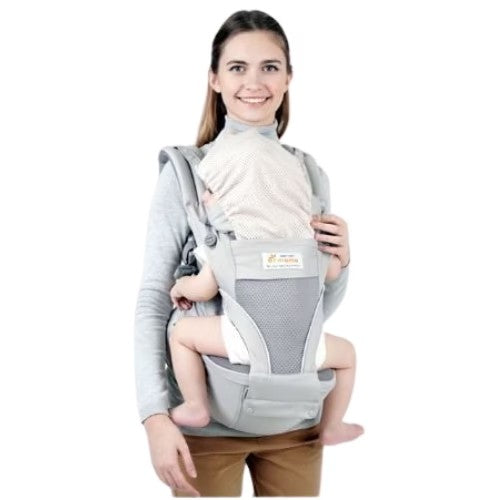 Portabebé con Asiento - Gris - Aimama