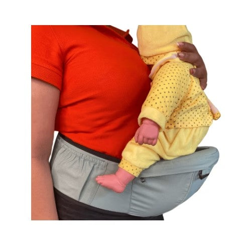 Portabebé con Asiento - Verde - Aimama