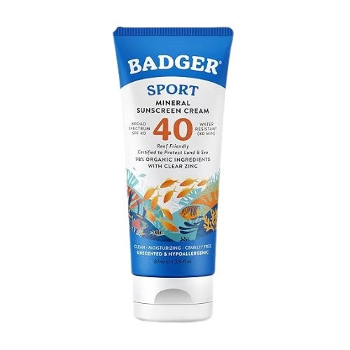 Protector Solar Orgánico y Natural - Sport SPF40 - 87ml - Badger