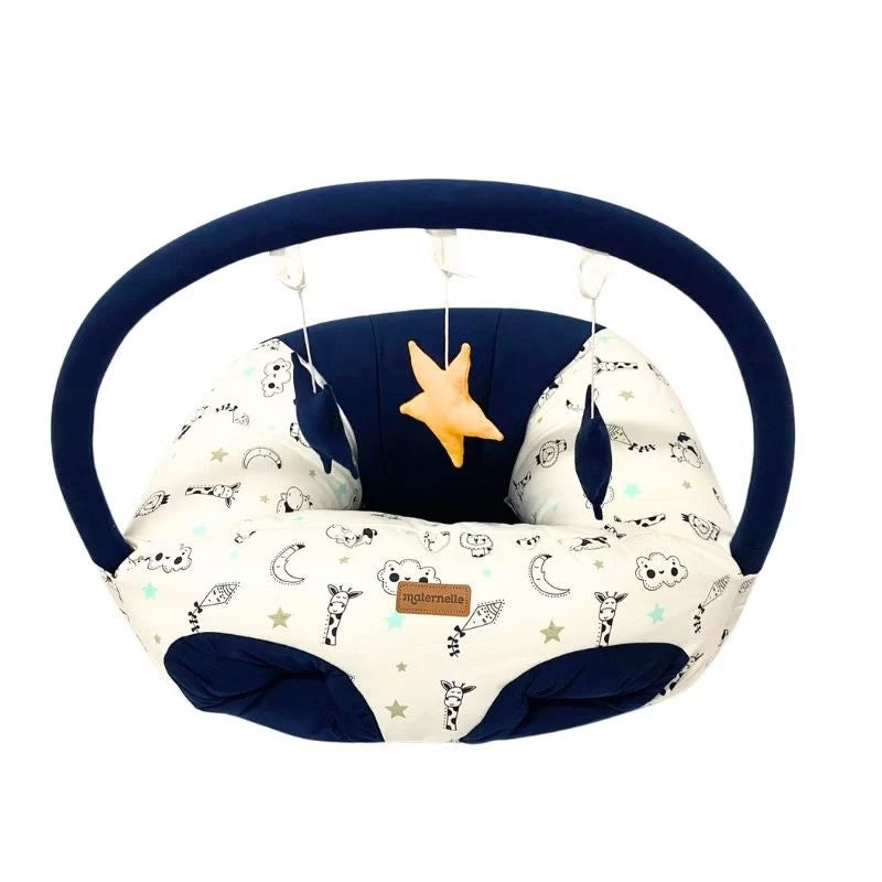 Puff 2 en 1 con Soporte 360 - Azul - Maternelle