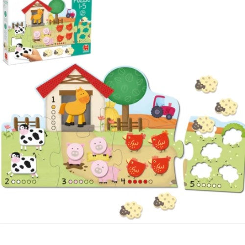 Puzzle - 5 en 1 (2 Años+) - Goula