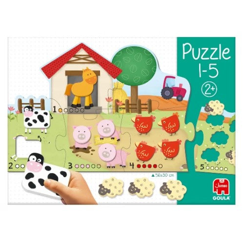 Puzzle - 5 en 1 (2 Años+) - Goula